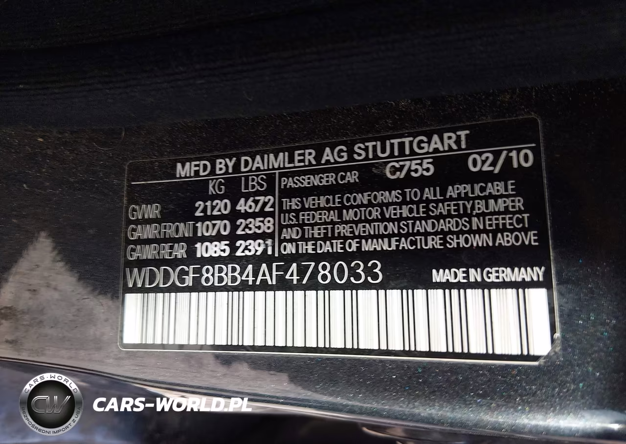 2010 Mercedes-Benz C 300 Luxury 4Matic-Sport 4Matic VIN:WDDGF8BB4AF478033 - 9