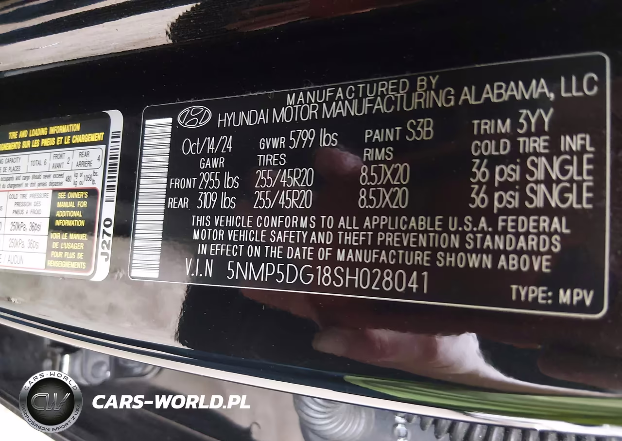 2025 Hyundai Santa Fe Hybrid Calligraphy VIN:5NMP5DG18SH028041 - 9