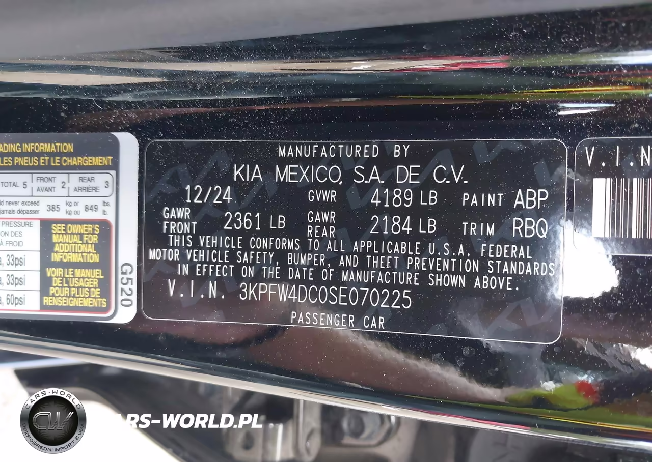 2025 Kia K4 Gt-Line Turbo VIN:3KPFW4DC0SE070225 - 9