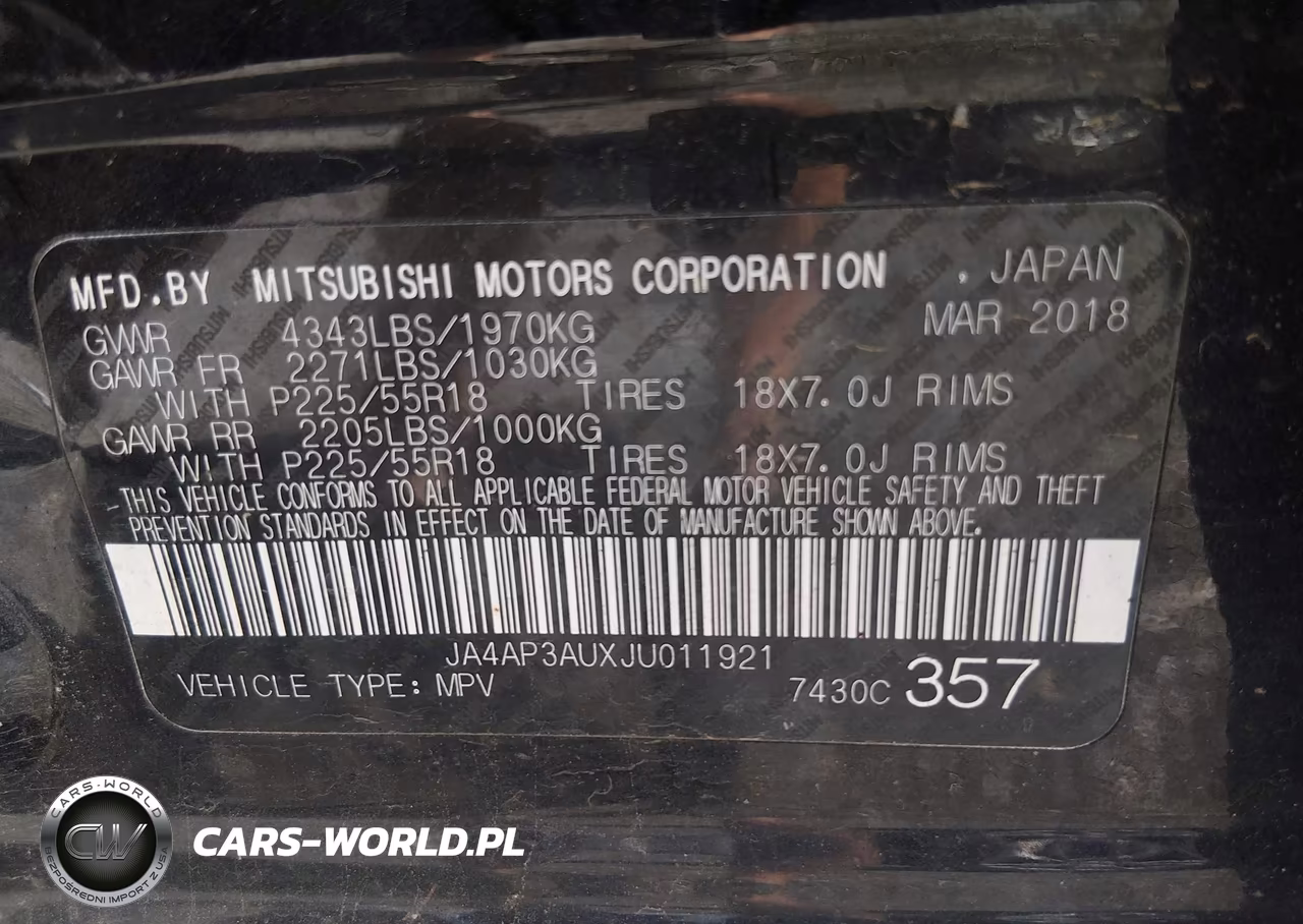 2018 Mitsubishi Outlander Sport 2.0 Es VIN:JA4AP3AUXJU011921 - 9