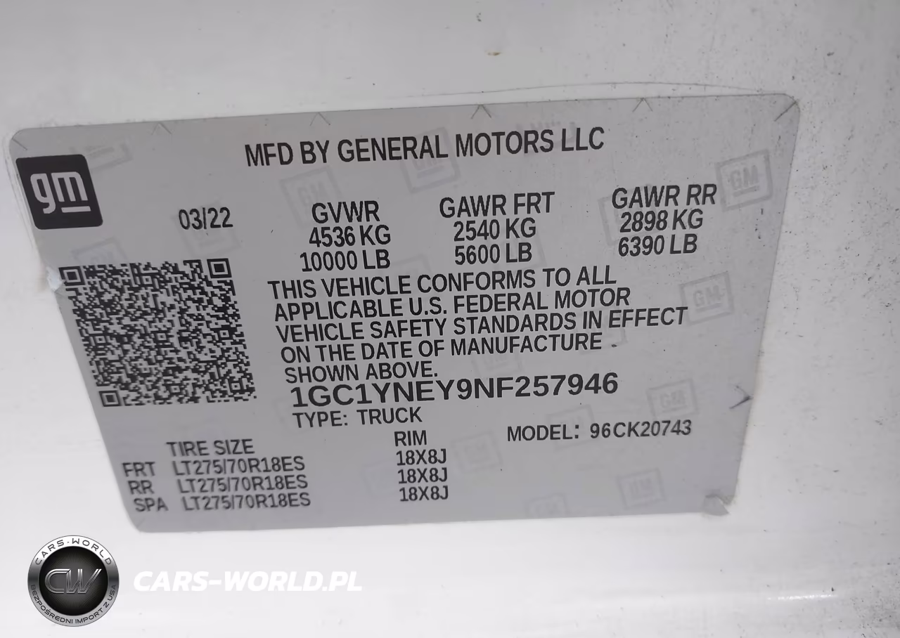 2022 Chevrolet Silverado 2500Hd 4Wd Standard Bed Lt VIN:1GC1YNEY9NF257946 - 9