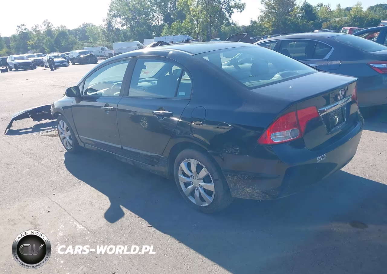 2009 Honda Civic Lx VIN:19XFA16599E005203 - 3