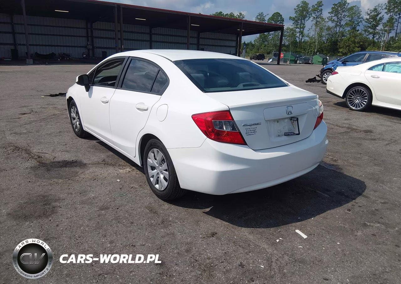 2012 Honda Civic Lx VIN:19XFB2F58CE089816 - 3