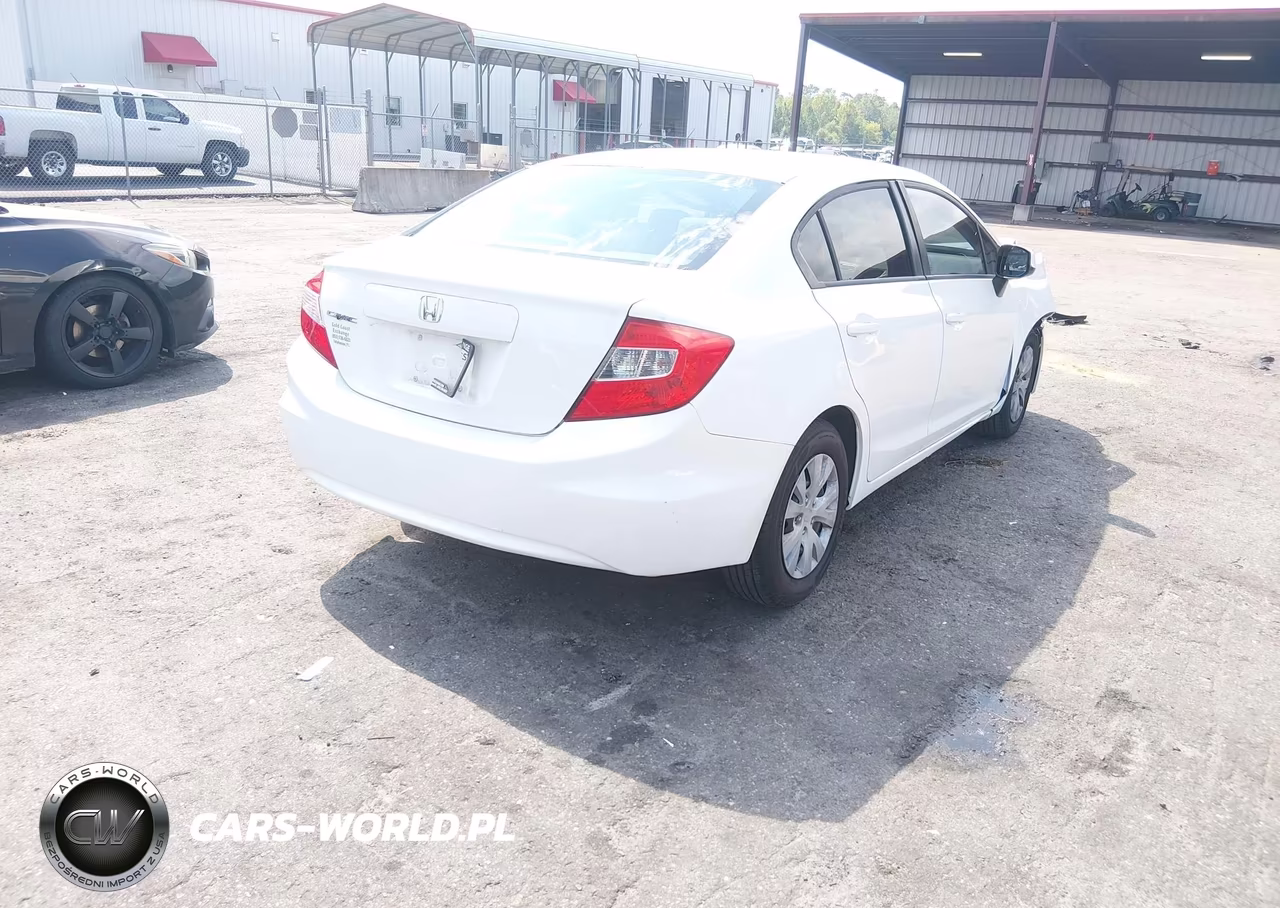 2012 Honda Civic Lx VIN:19XFB2F58CE089816 - 4