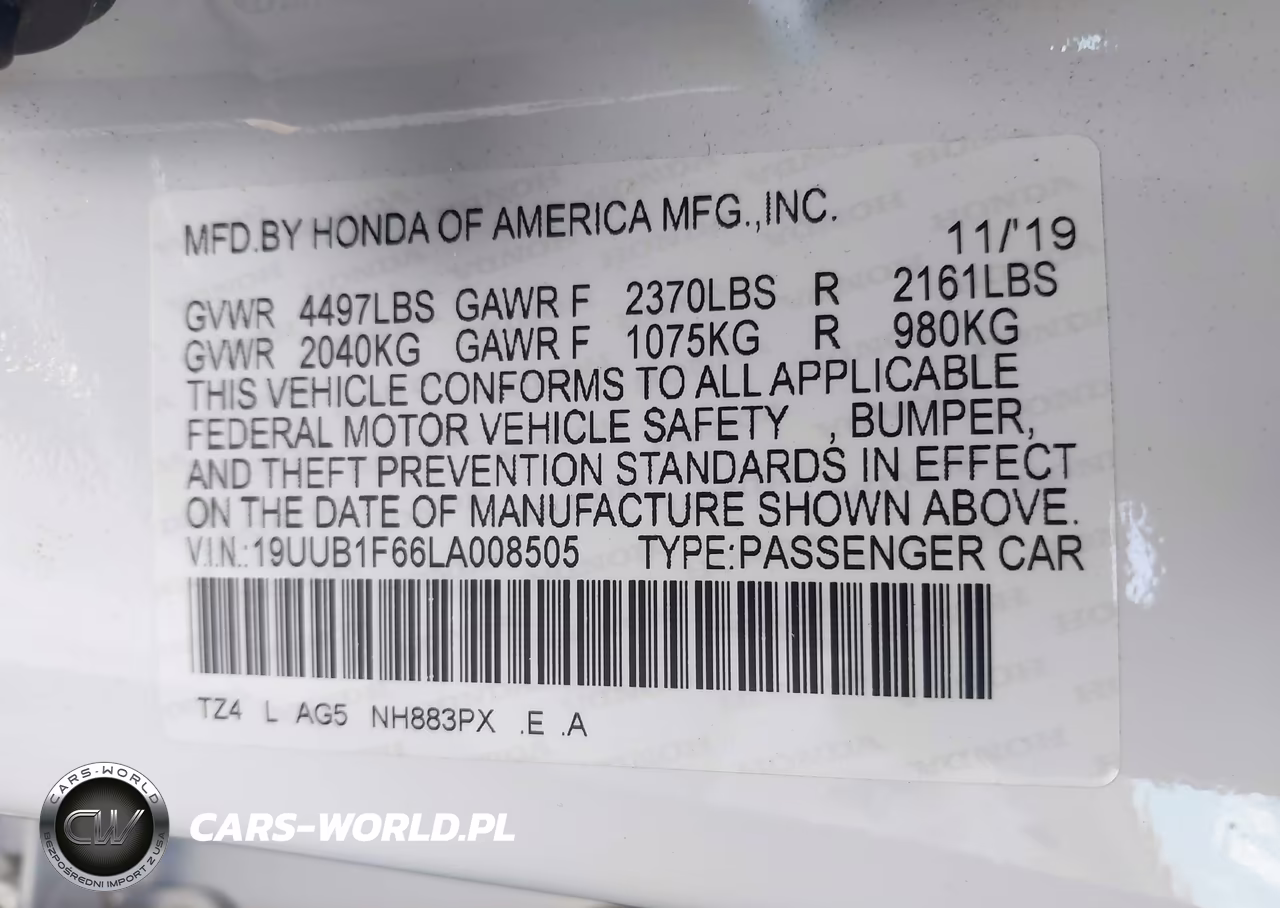 2020 Acura Tlx A-Spec-A-Spec W-Red Leather VIN:19UUB1F66LA008505 - 9