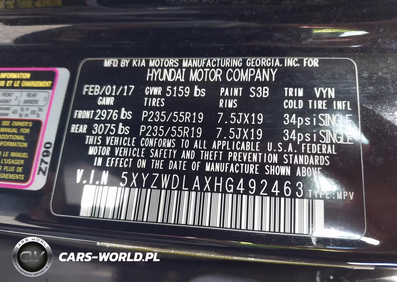 2017 Hyundai Santa Fe Sport 2.0T Ultimate VIN:5XYZWDLAXHG492463 - 9
