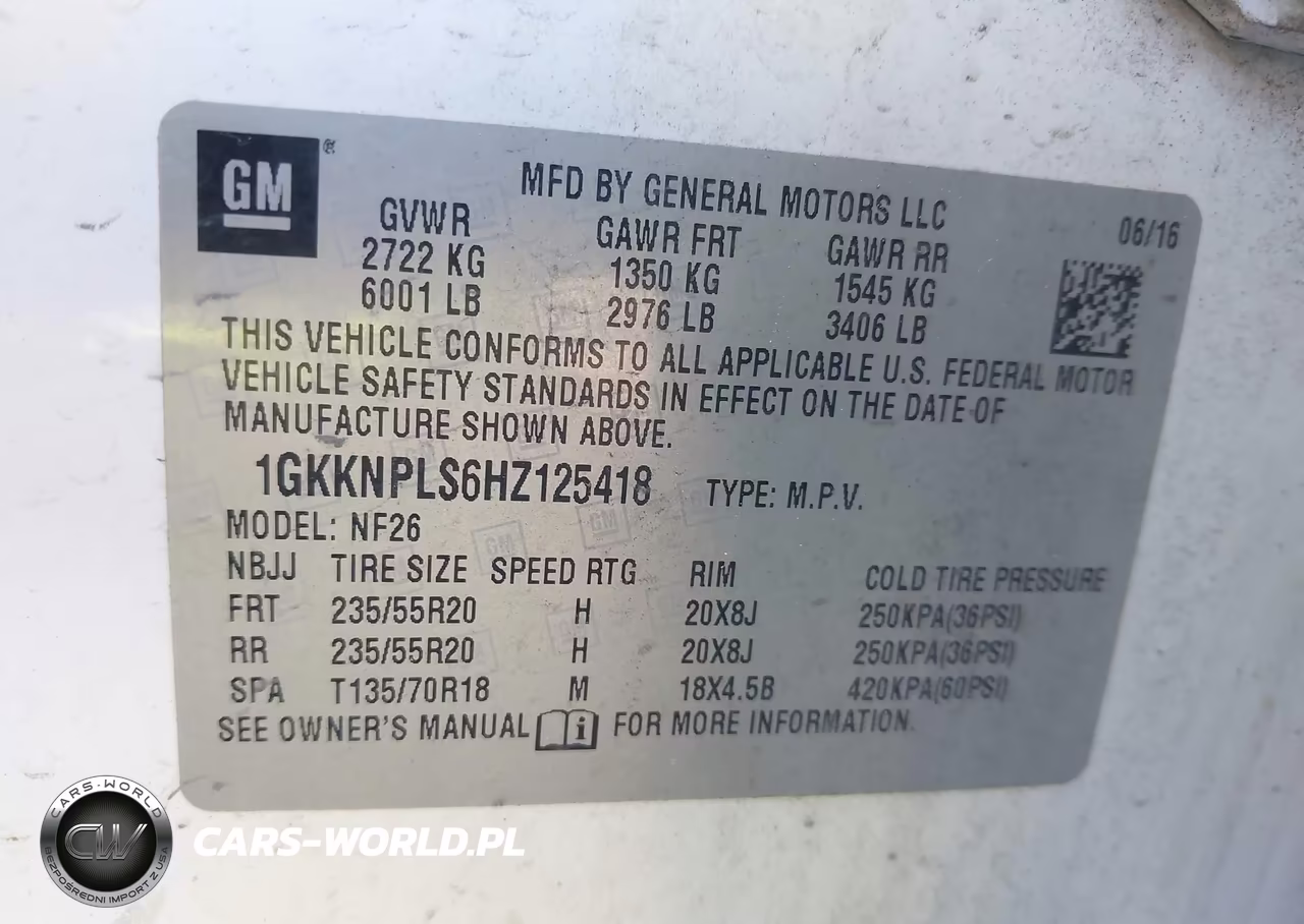 2017 GMC Acadia Denali VIN:1GKKNPLS6HZ125418 - 9