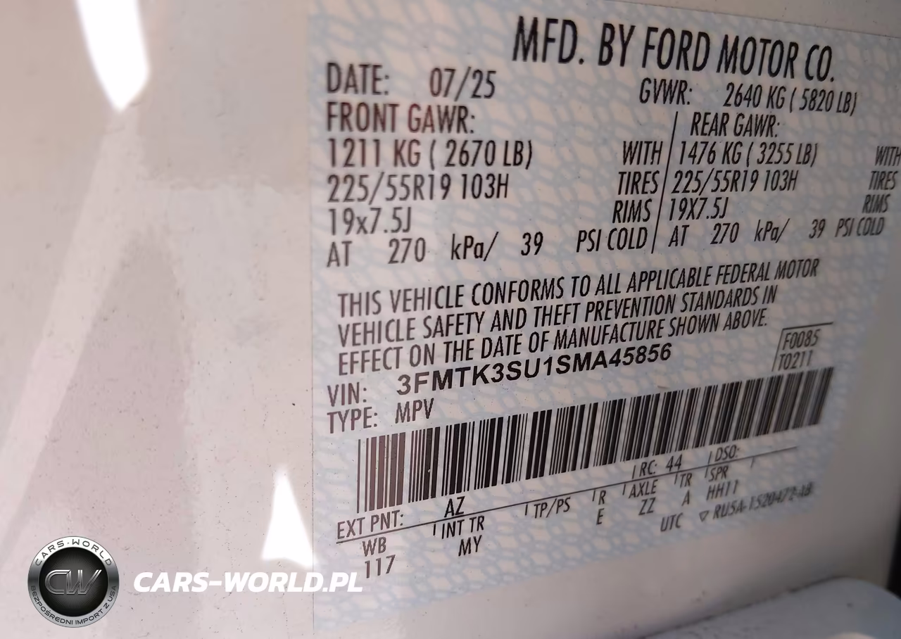 2025 Ford Mustang Mach-E Premium VIN:3FMTK3SU1SMA45856 - 9