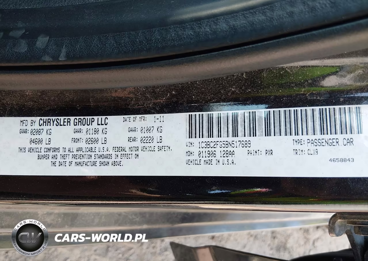 2011 Chrysler 200 Limited VIN:1C3BC2FG5BN517689 - 9