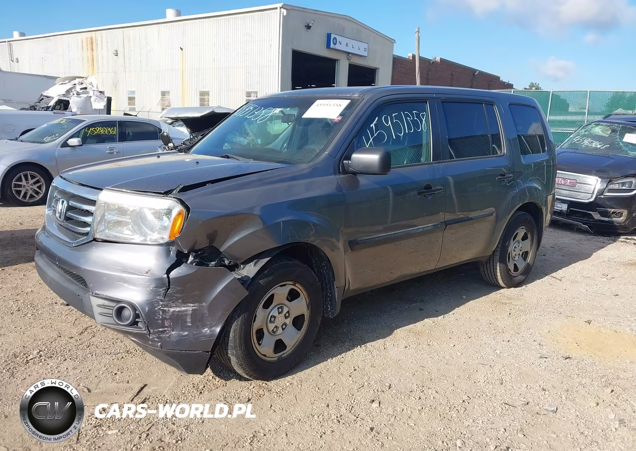 2012 Honda Pilot Lx VIN:5FNYF4H2XCB013410 - 2