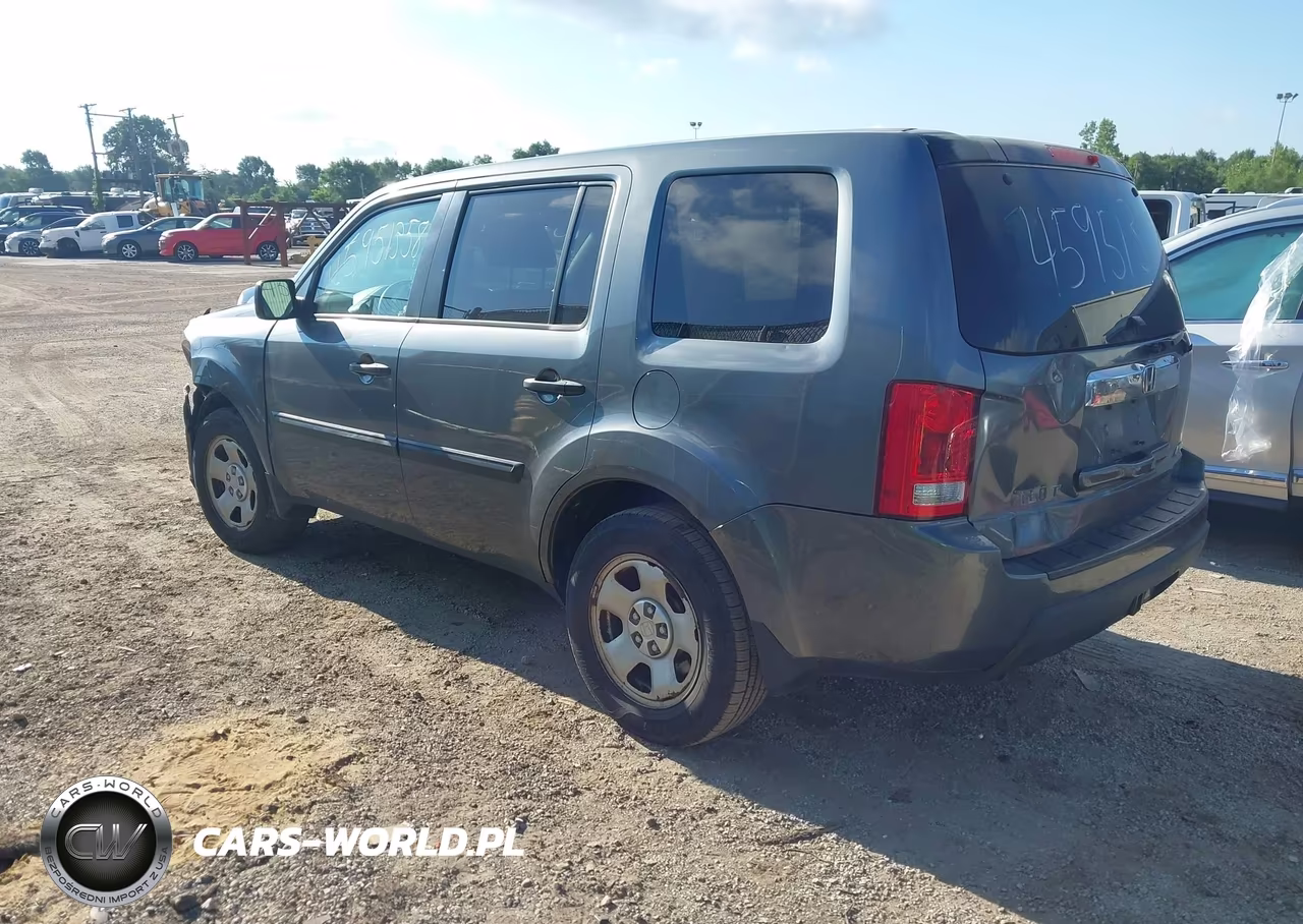 2012 Honda Pilot Lx VIN:5FNYF4H2XCB013410 - 3