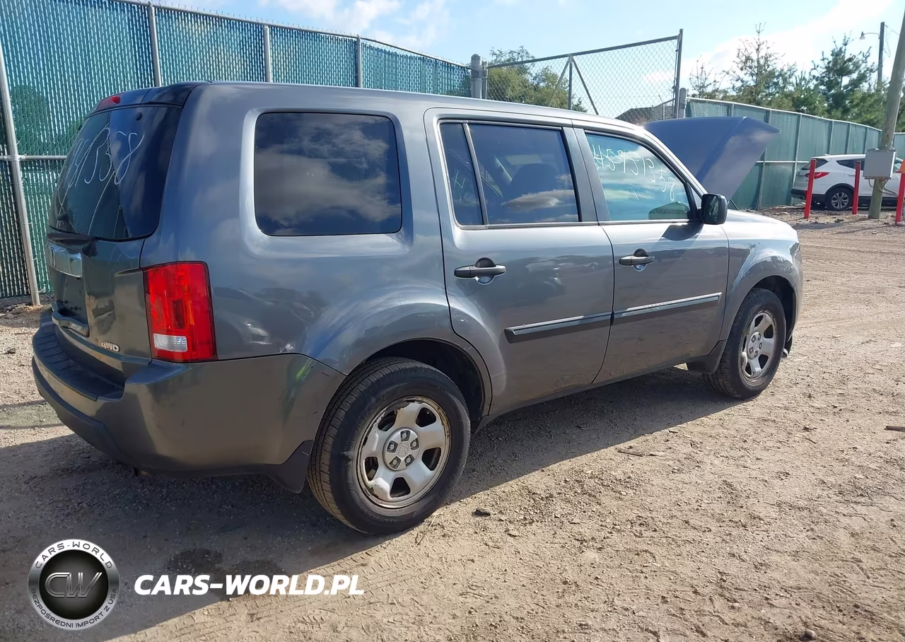 2012 Honda Pilot Lx VIN:5FNYF4H2XCB013410 - 4