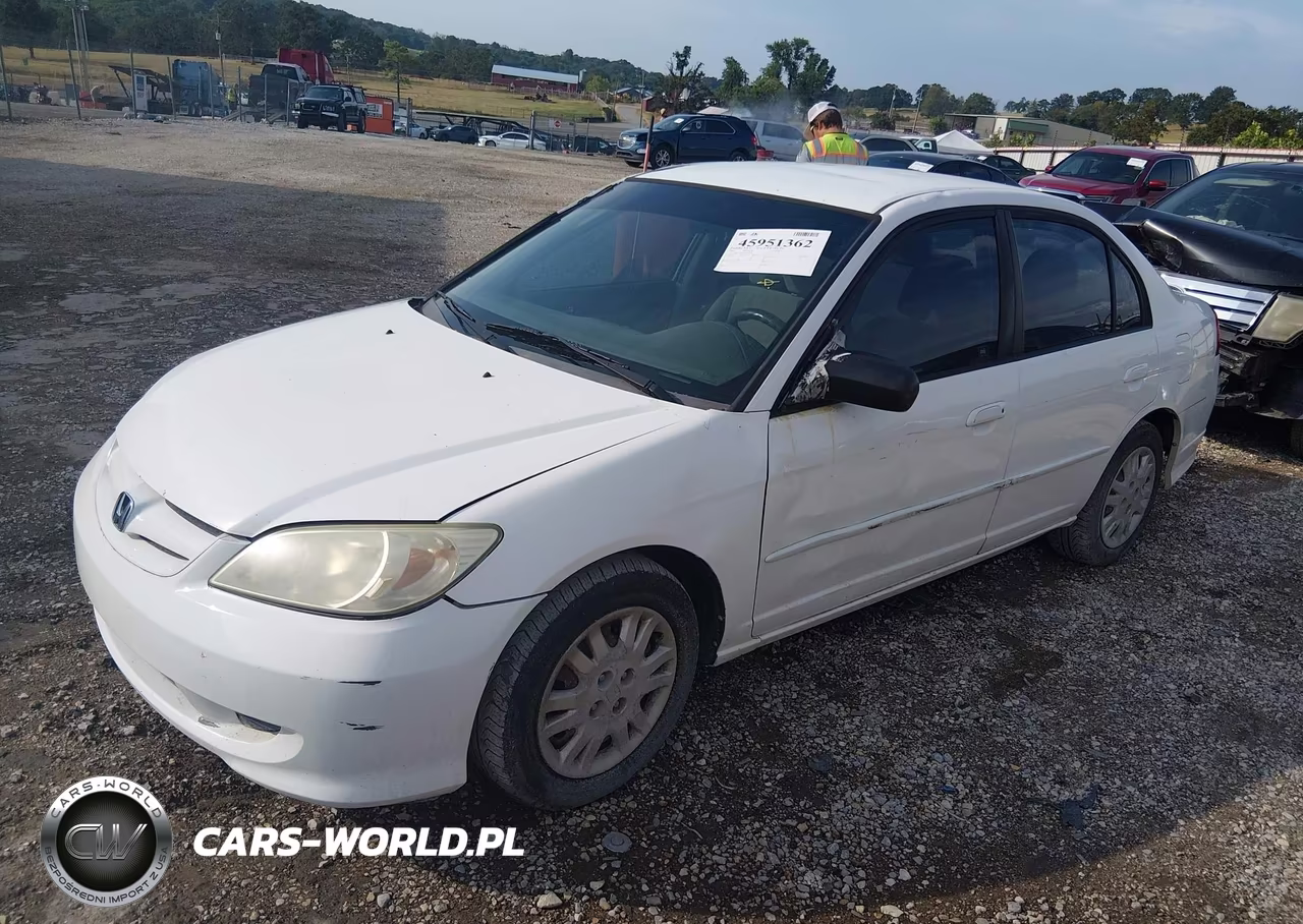 2005 Honda Civic Lx VIN:2HGES16545H566529 - 2