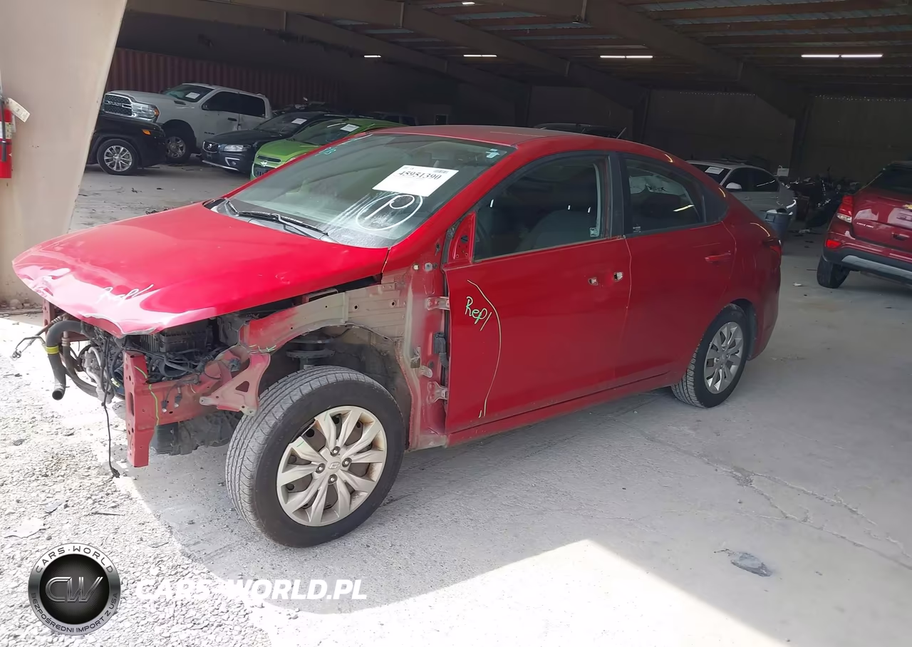 2019 Hyundai Accent Se VIN:3KPC24A32KE071721 - 2