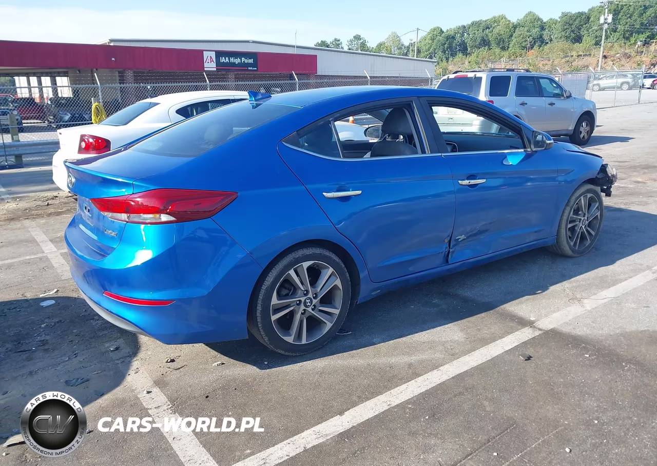 2017 Hyundai Elantra Limited VIN:5NPD84LF4HH058399 - 4