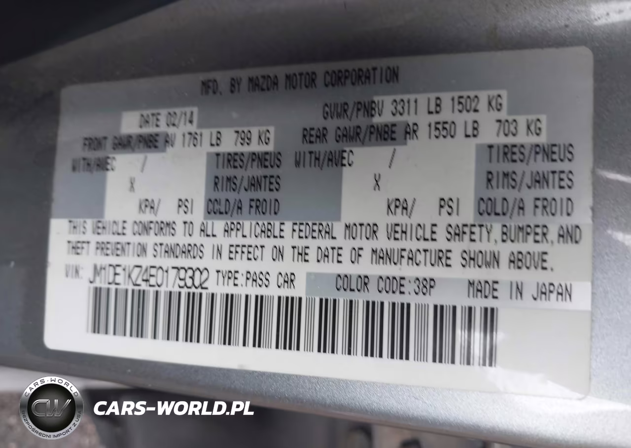 2014 Mazda Mazda2 Sport VIN:JM1DE1KZ4E0179302 - 9