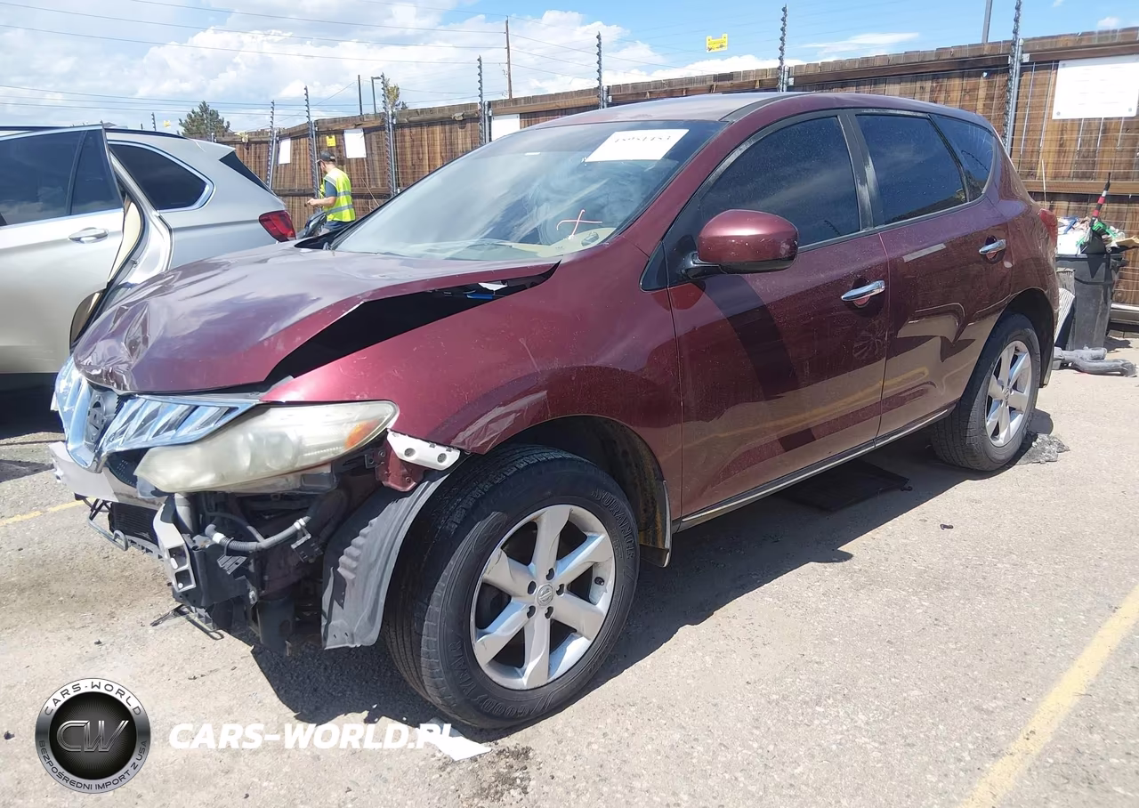 2009 Nissan Murano S VIN:JN8AZ18WX9W138748 - 2