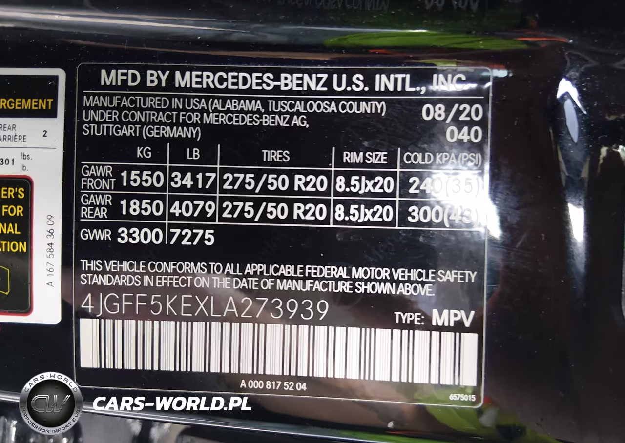 2020 Mercedes-Benz Gls 450 4Matic VIN:4JGFF5KEXLA273939 - 9