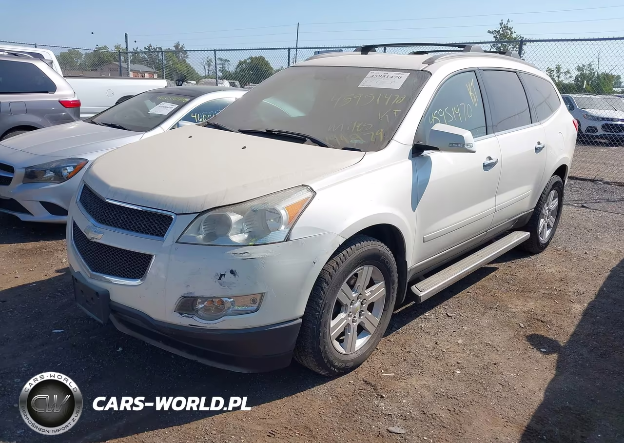 2012 Chevrolet Traverse Lt W-2Lt VIN:1GNKVJEDXCJ165104 - 2
