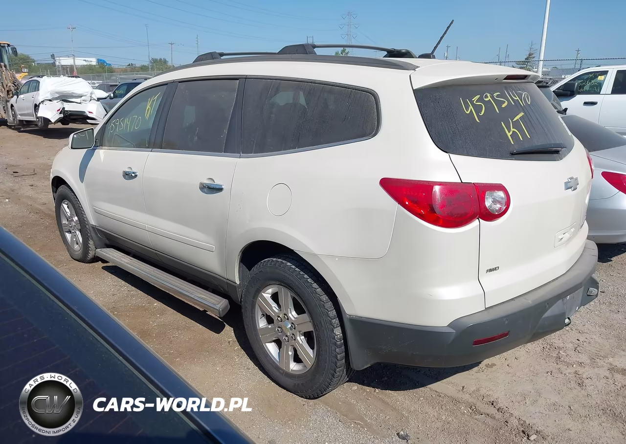 2012 Chevrolet Traverse Lt W-2Lt VIN:1GNKVJEDXCJ165104 - 3