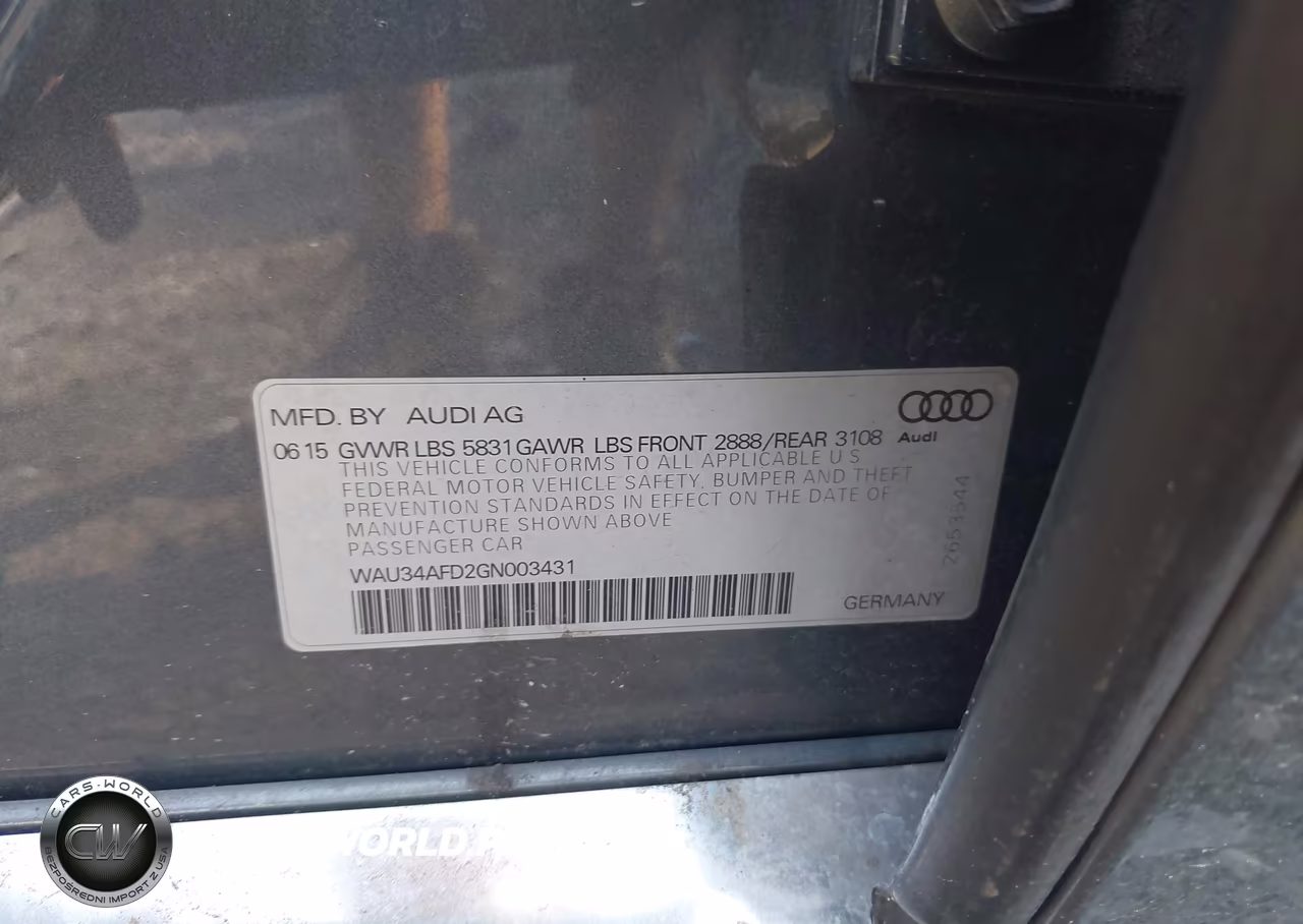 2016 Audi A8 L 3.0T VIN:WAU34AFD2GN003431 - 9