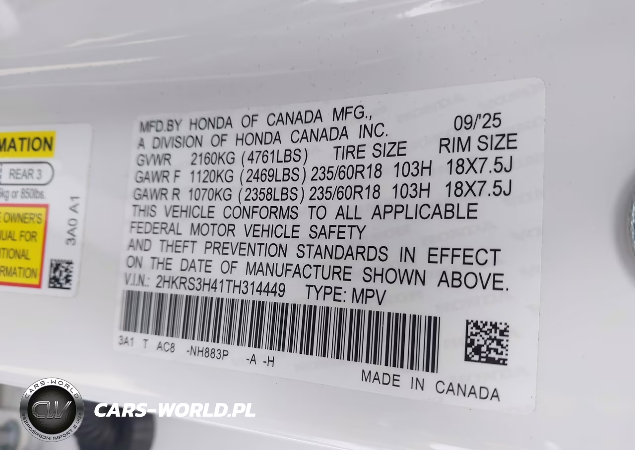 2026 Honda Cr-V Ex 2Wd VIN:2HKRS3H41TH314449 - 9