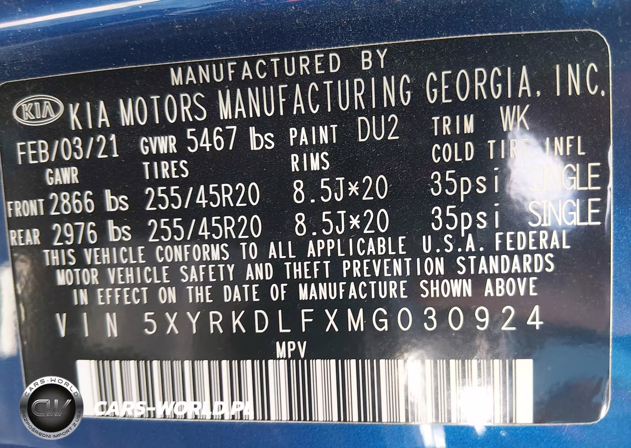 2021 Kia Sorento Sx VIN:5XYRKDLFXMG030924 - 9