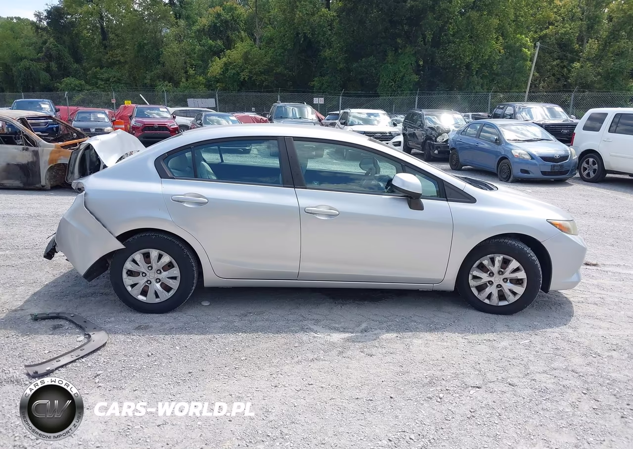 2012 Honda Civic Lx VIN:19XFB2F54CE380216 - 13
