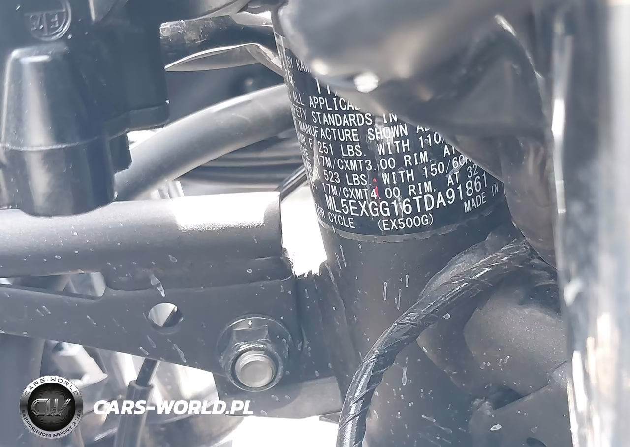 2026 Kawasaki Ex500 VIN:ML5EXGG16TDA91861 - 10