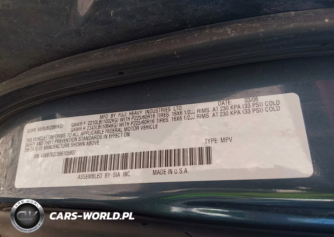 2006 Subaru Baja Sport VIN:4S4BT62C566105807 - 9