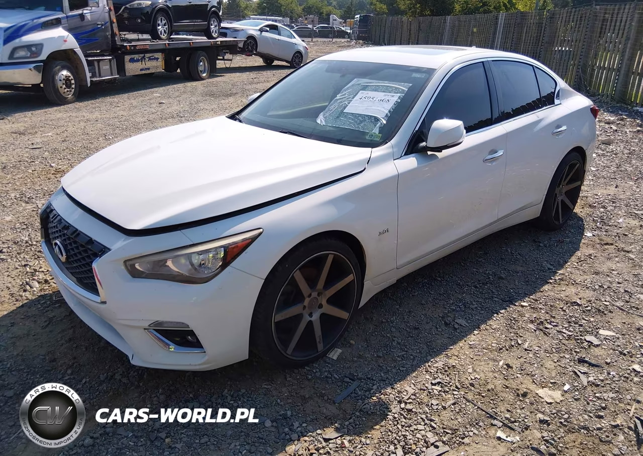 2018 Infiniti Q50 3.0T Luxe VIN:JN1EV7AR8JM444687 - 2