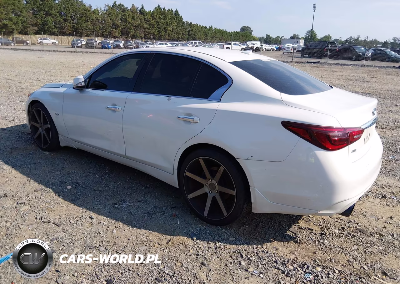 2018 Infiniti Q50 3.0T Luxe VIN:JN1EV7AR8JM444687 - 3