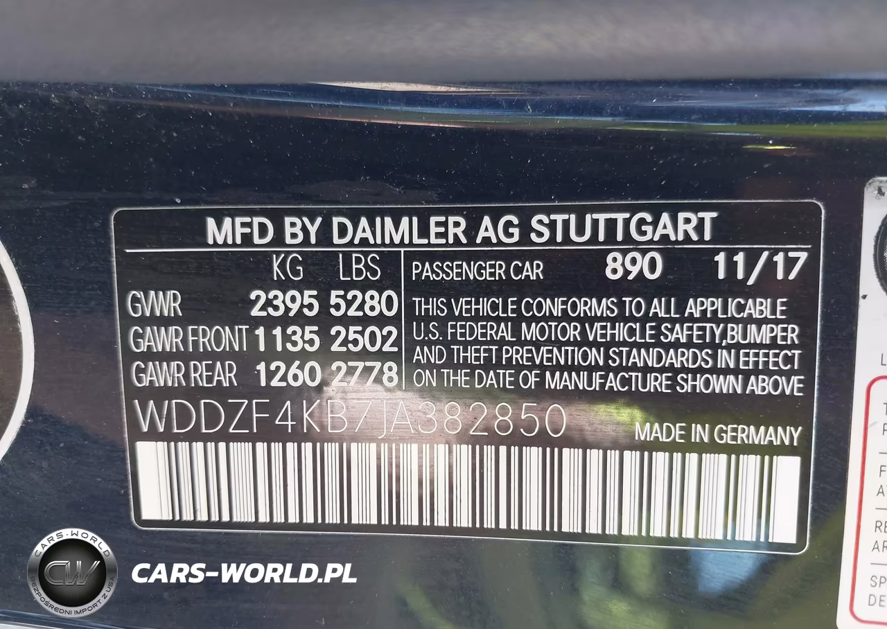 2018 MERCEDES-BENZ E 300 4MATIC VIN:WDDZF4KB7JA382850 - 9