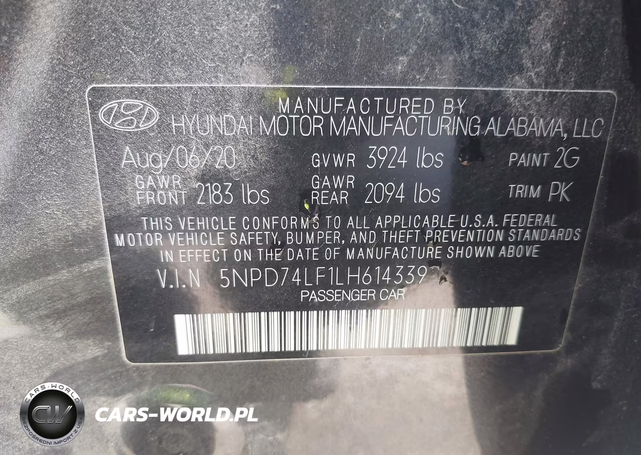 2020 Hyundai Elantra Se VIN:5NPD74LF1LH614339 - 9