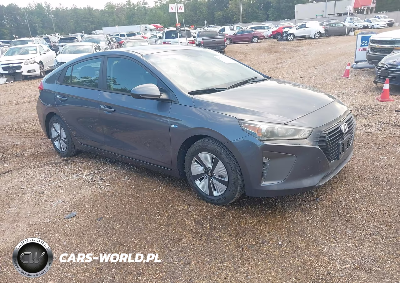 2018 Hyundai Ioniq Hybrid Blue VIN:KMHC65LC0JU077150 - 1