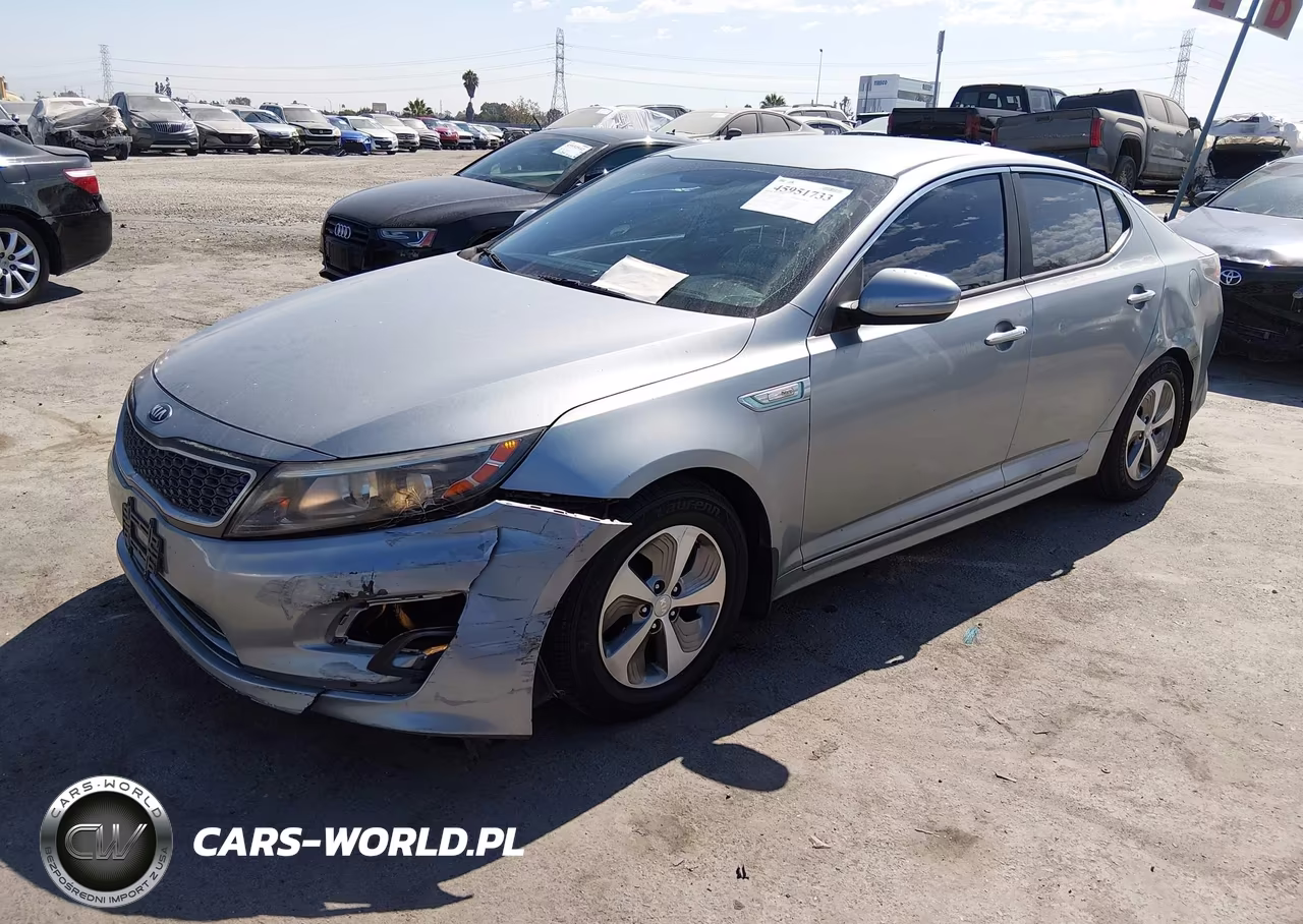 2014 Kia Optima Hybrid Lx VIN:KNAGM4AD8E5076486 - 2