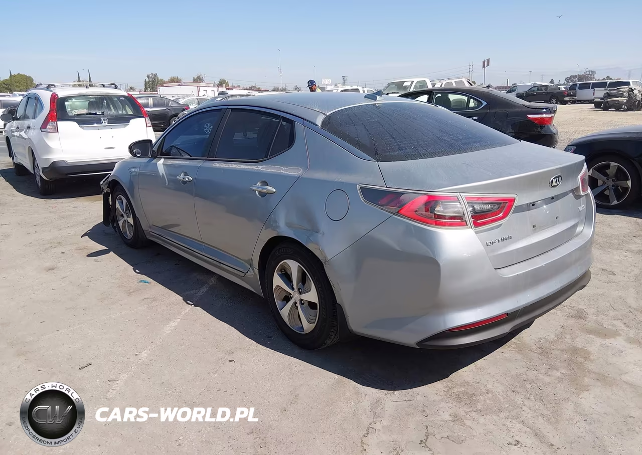 2014 Kia Optima Hybrid Lx VIN:KNAGM4AD8E5076486 - 3