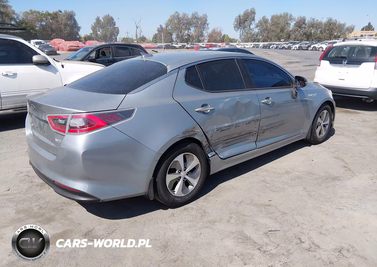 2014 Kia Optima Hybrid Lx VIN:KNAGM4AD8E5076486 - 4