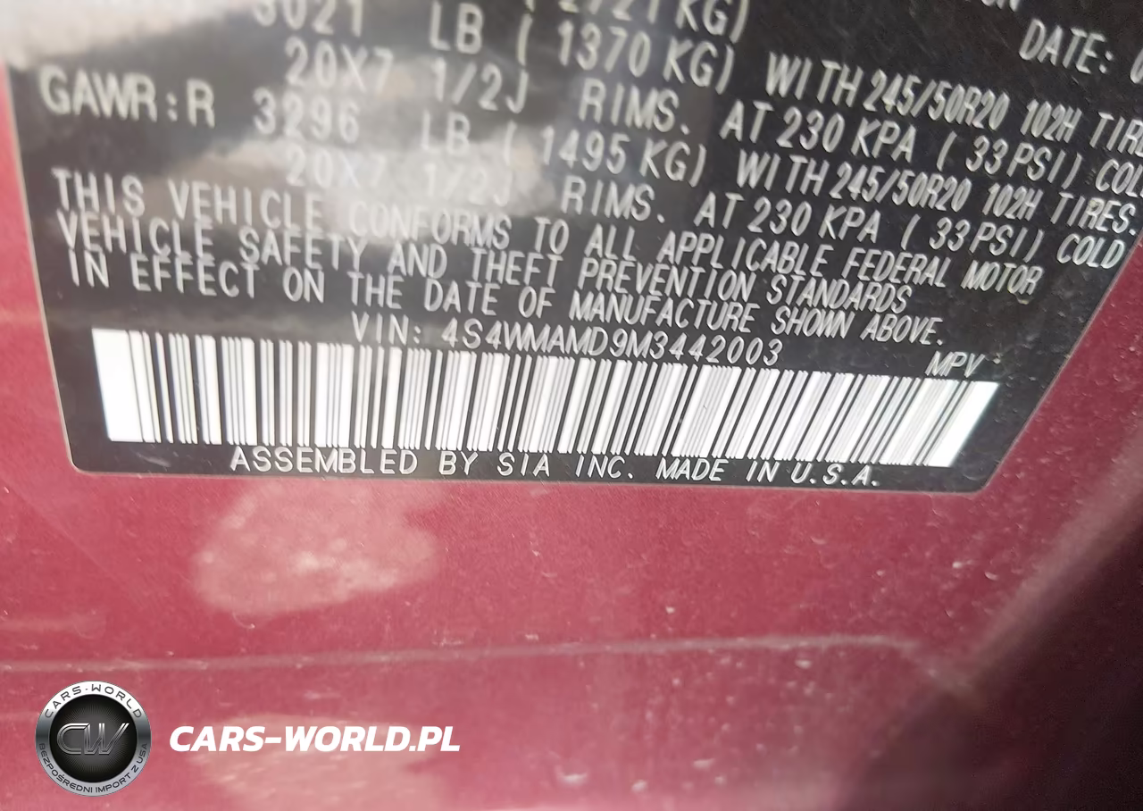 2021 Subaru Ascent Limited VIN:4S4WMAMD9M3442003 - 9