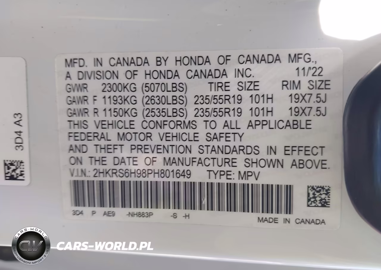 2023 Honda Cr-V Hybrid Sport Touring VIN:2HKRS6H98PH801649 - 9