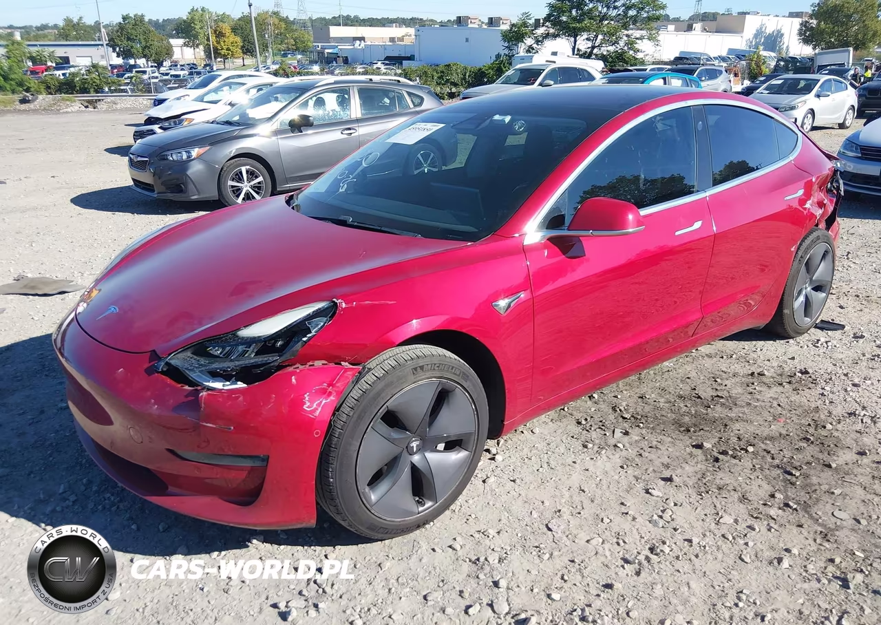 2018 Tesla Model 3 Long Range-Mid Range VIN:5YJ3E1EA5JF011701 - 2