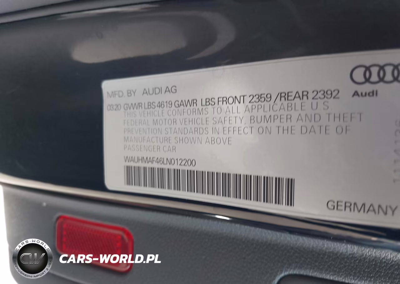2020 Audi A4 Premium Plus 40 Tfsi Front-Wheel Drive S Tronic VIN:WAUHMAF46LN012200 - 9