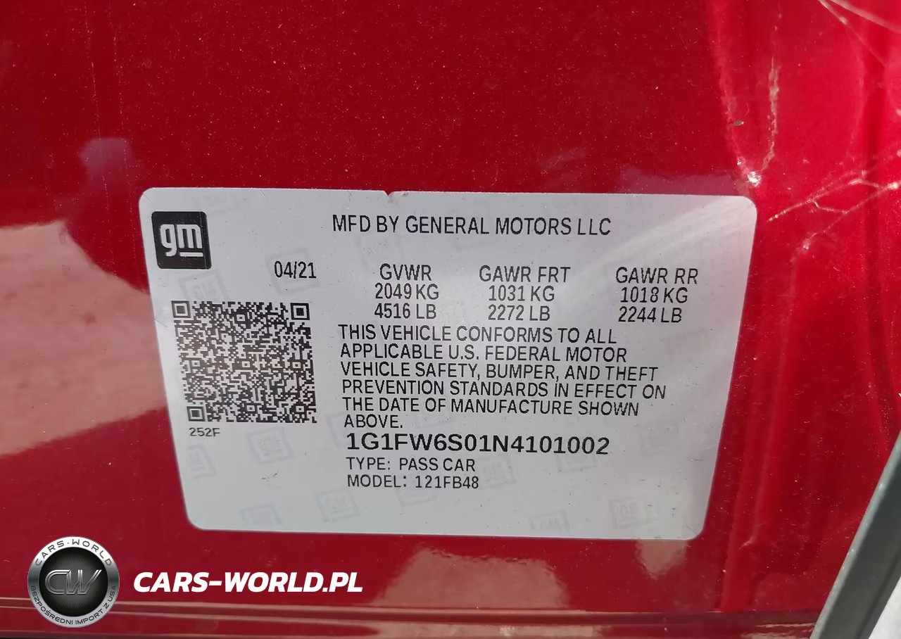 2022 Chevrolet Bolt Ev Fwd 1Lt VIN:1G1FW6S01N4101002 - 9