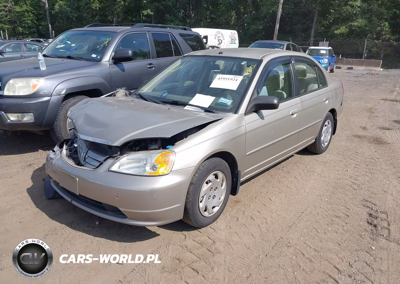 2003 Honda Civic Lx VIN:2HGES16513H616543 - 2