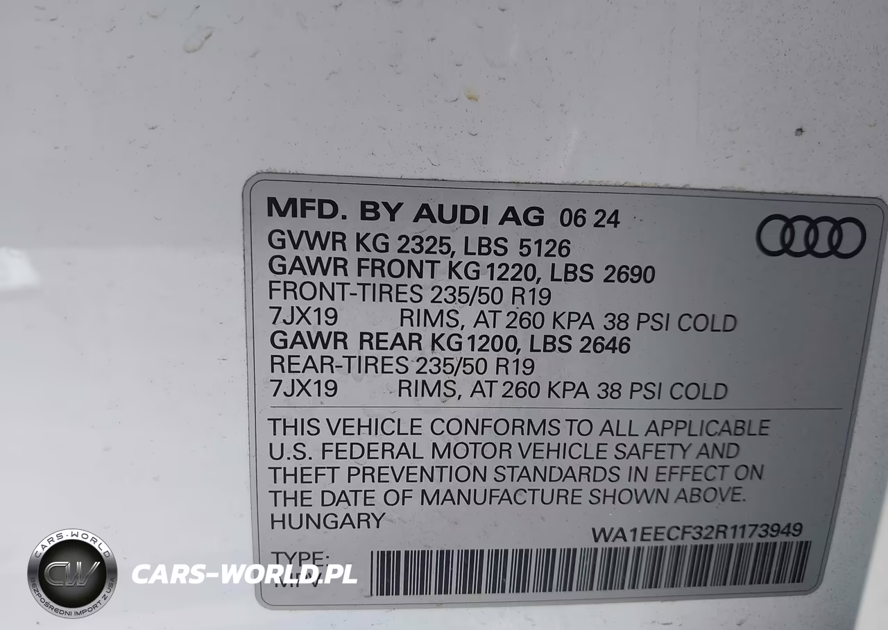 2024 Audi Q3 Premium Plus 45 Tfsi S Line Quattro Tiptronic VIN:WA1EECF32R1173949 - 9