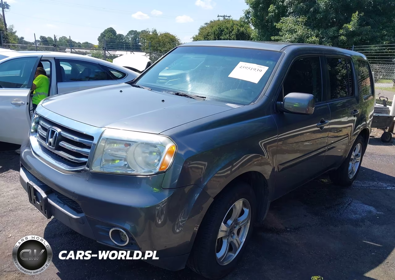 2012 Honda Pilot Ex-L VIN:5FNYF3H55CB008927 - 2