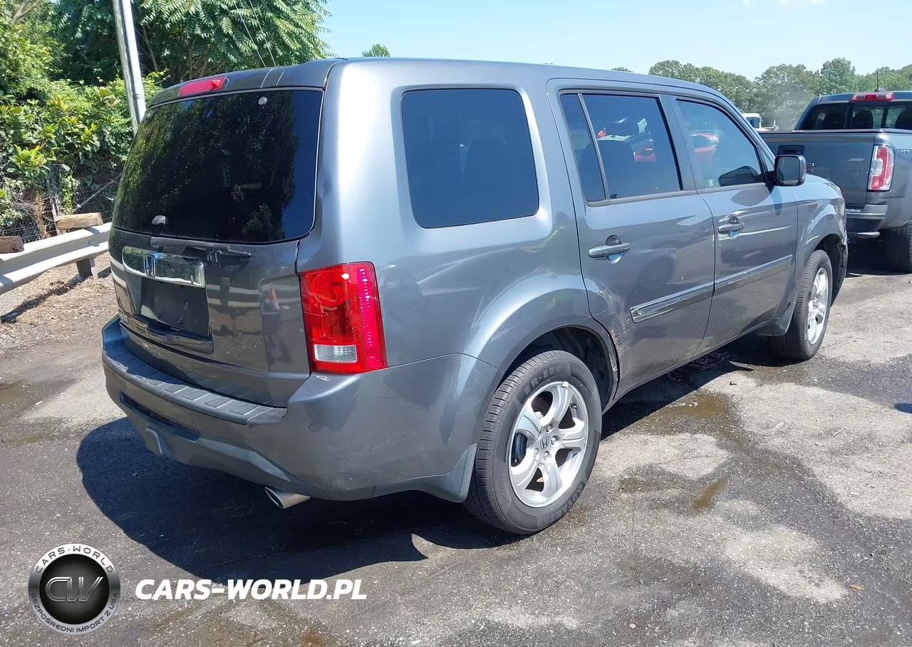 2012 Honda Pilot Ex-L VIN:5FNYF3H55CB008927 - 4