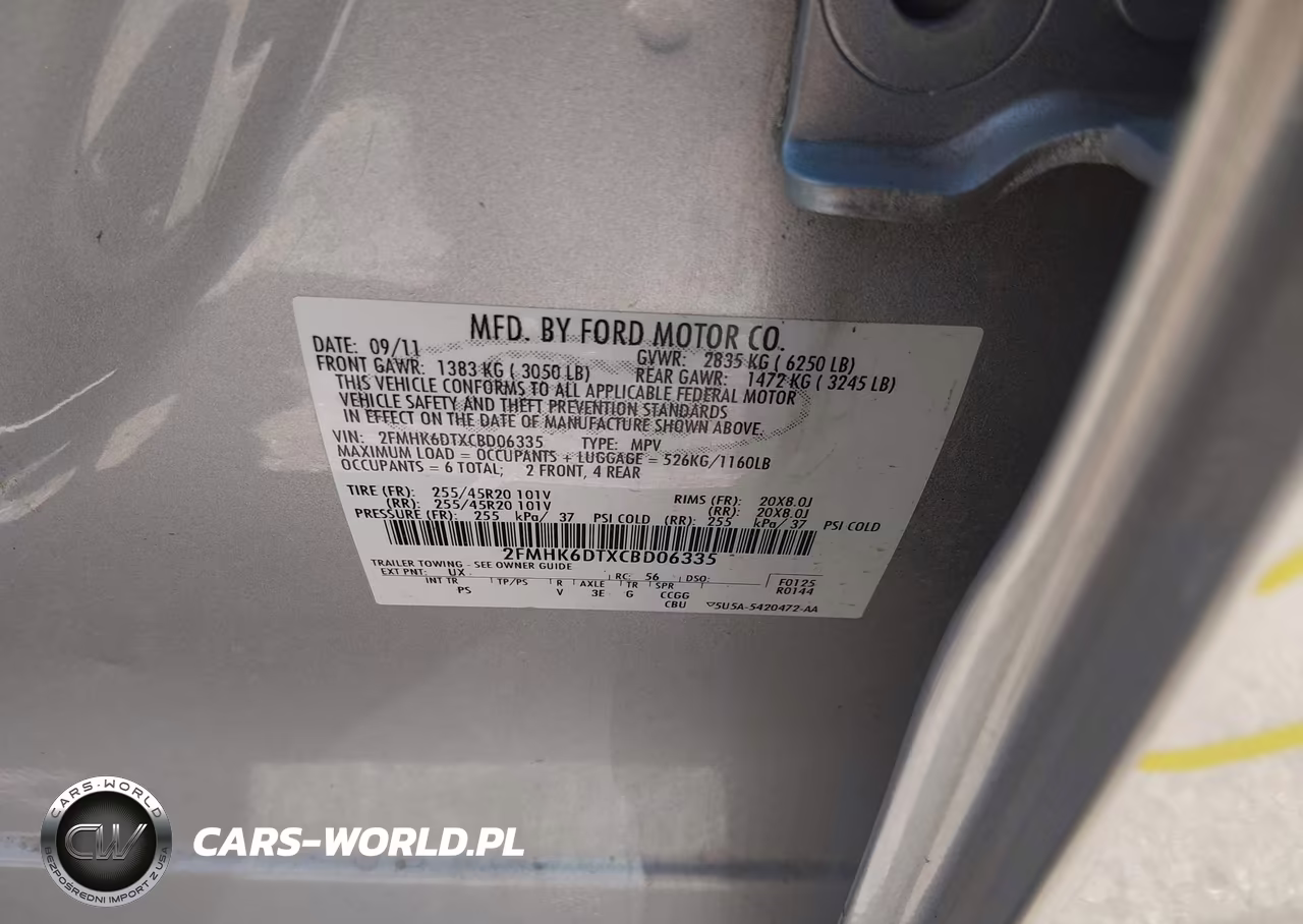 2012 Ford Flex Limited VIN:2FMHK6DTXCBD06335 - 9
