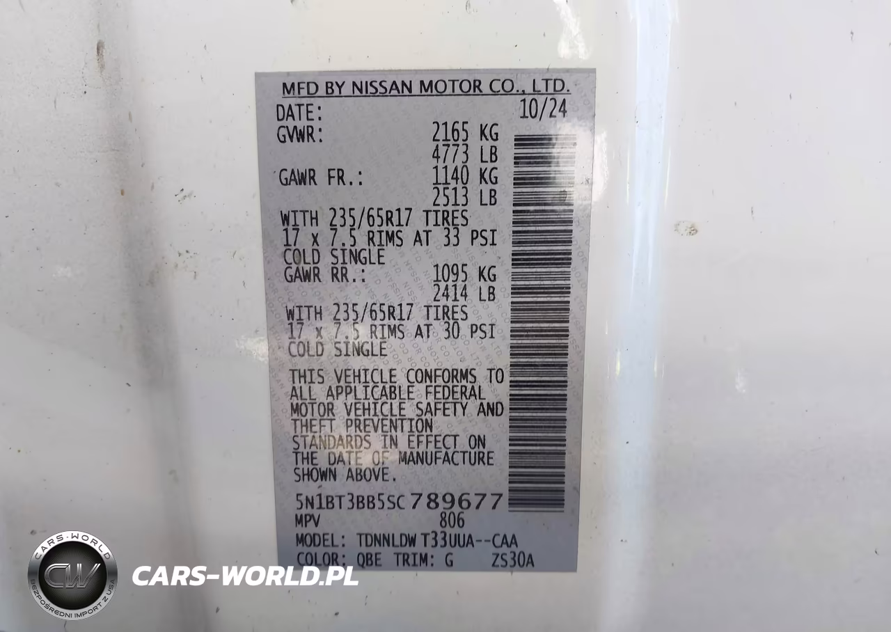 2025 Nissan Rogue Rock Creek VIN:5N1BT3BB5SC789677 - 9