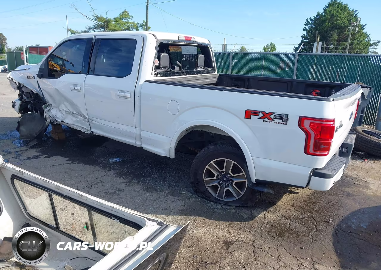 2017 Ford F-150 Lariat VIN:1FTFW1EGXHFC47345 - 3